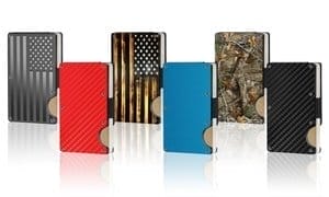 Minimalist Wallet Money Clip Wallet w/RFID Protection 