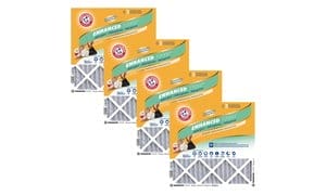 Arm & Hammer Enhanced Furnace Air Filters MERV 8 (4-Pack)