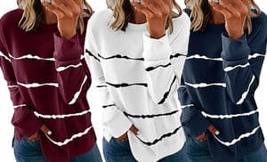 Womens Pullover Sweatshirt Lo...