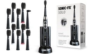 Sonic FX Solo & Duo Toothbrush with 10 Brush Heads & 1 Interdental Head