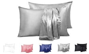 Satin Silk Pillowcase Set Pil...