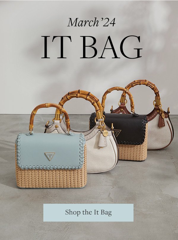 This month’s it bag is all about crescent shapes. 