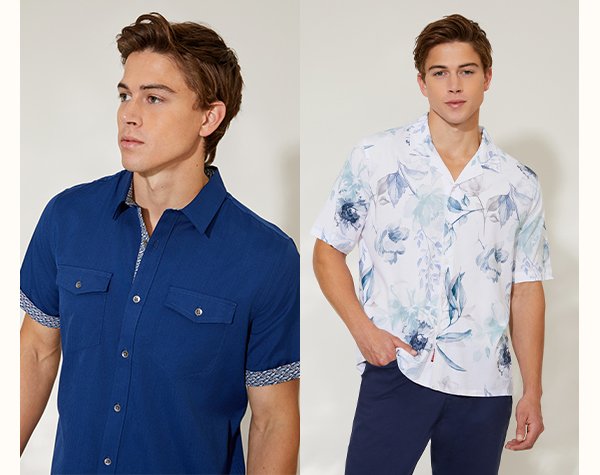 Buttoned Up Elevate your summer look with a refined shirt Shop Shirts