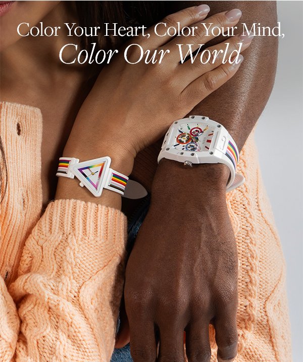 Join our Worn with Pride Campaign and shop watches