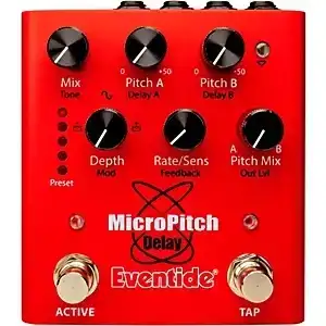Eventide MicroPitch Delay Effects Pedal&nbsp;Red&nbsp;