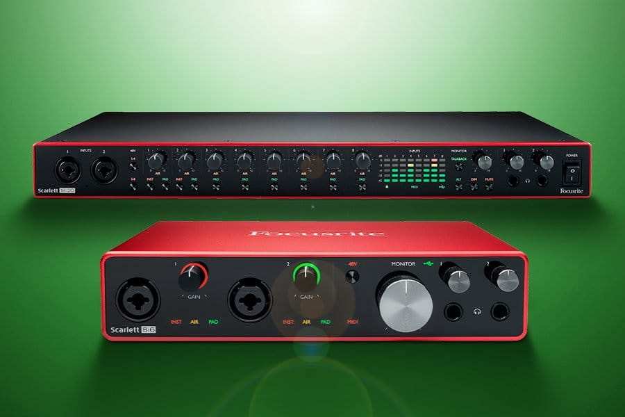 Save up to \\$100 on Select Focusrite Scarlett Gen 3 Models Thru July 31