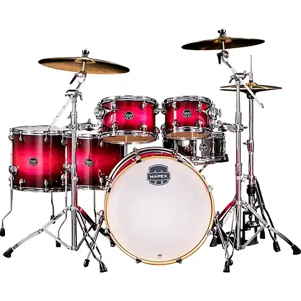 Mapex LT628S Armory Series 6-Piece Studioease Shell Pack Fast Toms With 22' Bass