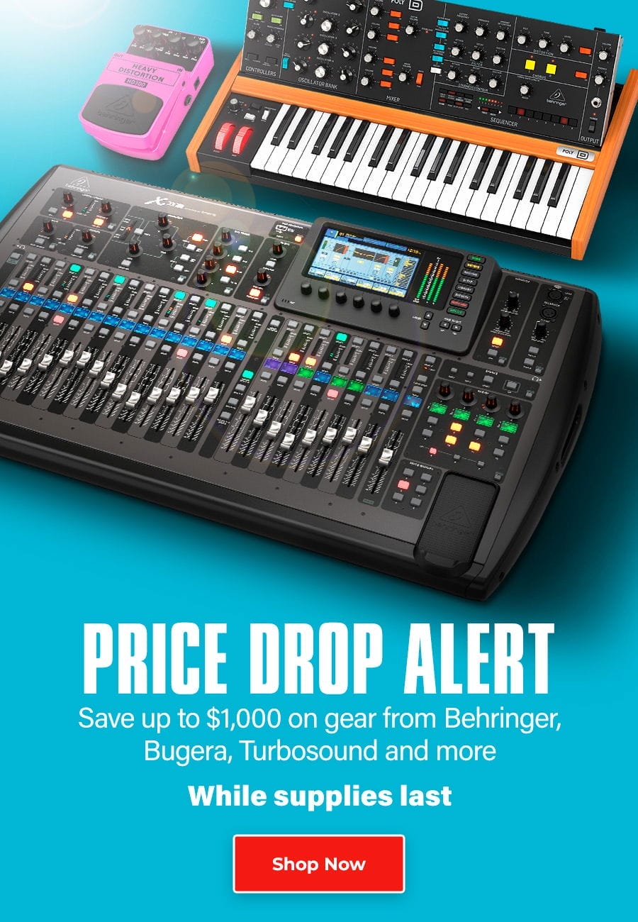 Price Drops On Behringer