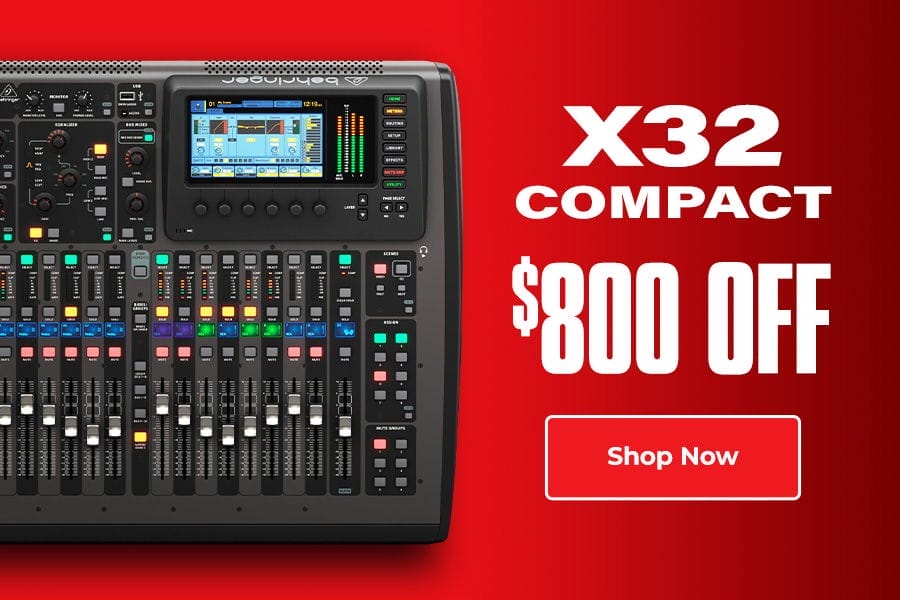 X32 Compact \\$800 OFF