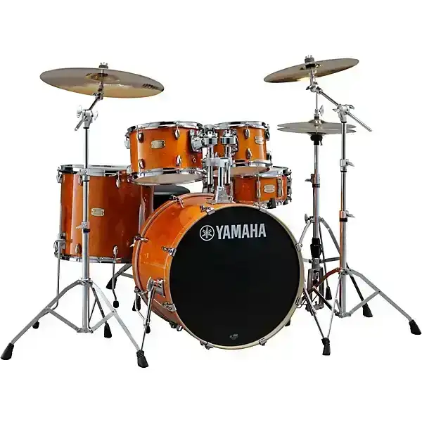 Yamaha Stage Custom Birch 5-Piece Shell Pack With 22' Bass Drum Honey Amber