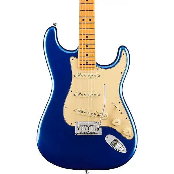 Fender American Ultra Stratocaster Maple Fingerboard Electric Guitar Cobra Blue