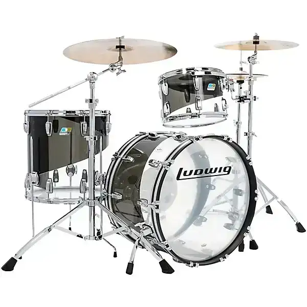 Ludwig Vistalite 50th Anniversary Fab 3-Piece Shell Pack