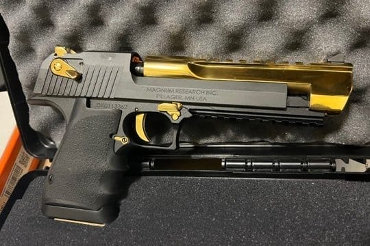 Desert Eagle .44 Mag L6 GOLD Black 44mag NEW DE44BATG