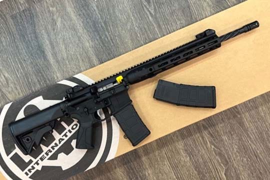 LWRC IC-DI GOVERNMENT BLACK FINISH M-LOK W/ SKIRMISH SIGHTS 16" BBL 5.56