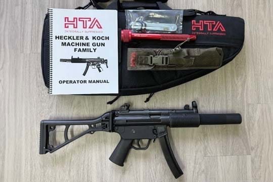 HTA/HITEC MP5KSD SBR 9mm, and HTA 9” Suppressor MP5SD