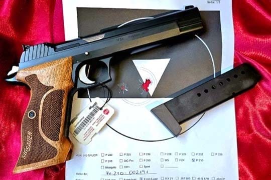 Very Rare Sig Sauer P210 Super Target 6in 9mm German Mastershop P210 6" 9mm