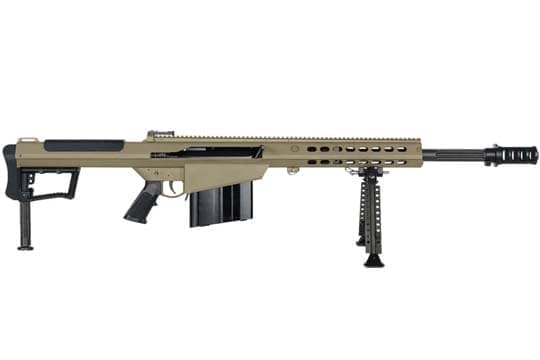 Barrett Mfg. M107a1 107a1 Fde Cerakote (1) 10 Rnd Mag + Bipod 20" .50BMG