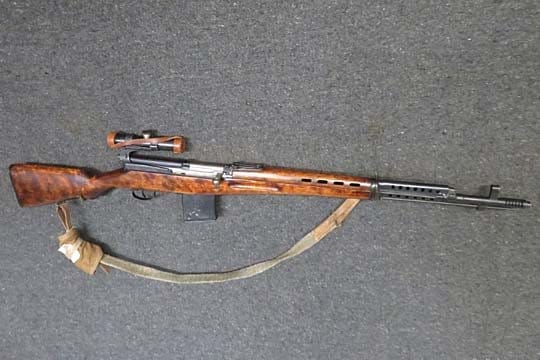 WWII Russian SVT 40 Tokarev Semi Auto Rifle W/ Original Sniper Scope