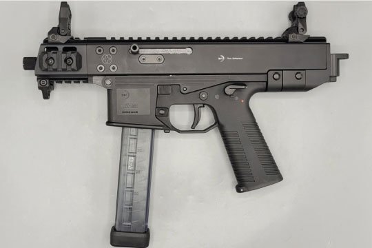 B&T USA GHM9 Compact 9mm Luger 4.3" Semi Auto AR Pistol Black 9x19 30+1