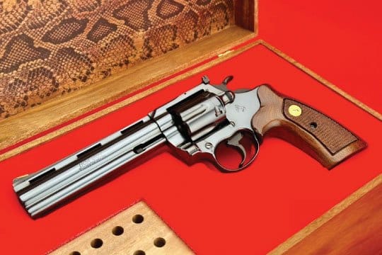Custom Colt BOA Clone 6" Royal Blue 357 Magnum *DISPLAY CASE*