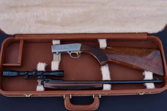 Browning Auto-22 Grade Ii W/redfield Scope and Case - 1965 Mfg.