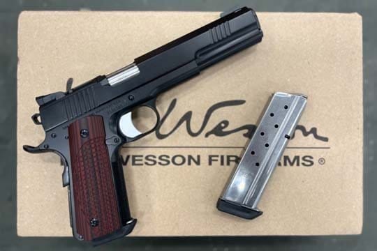 Dan Wesson 1911 Bruin Optics Ready Black Duty Finish Adj. Night 6" Bbl 10mm