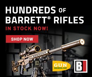 Hundreds of Barrett Rifles in stock now