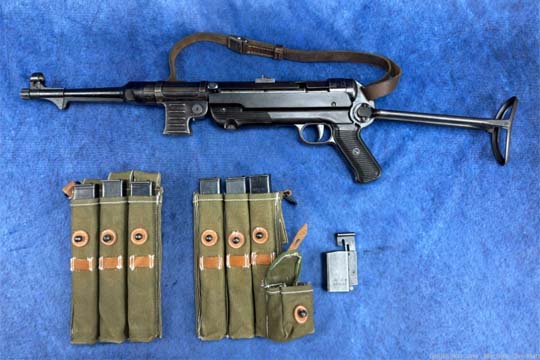 1941 Steyr MP40 submachine gun in 9x19mm