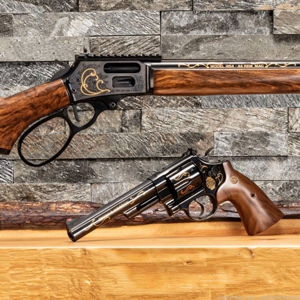 Smith & Wesson 1854 Rifle & Model 29 Revolver Set