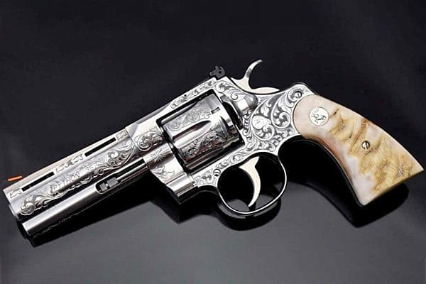 Article-Colt Python Revolver 10 Incredible Engraving Designs