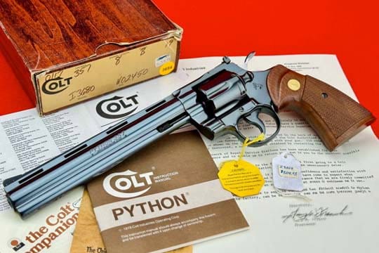 1980 Colt Python 8" 357 Magnum