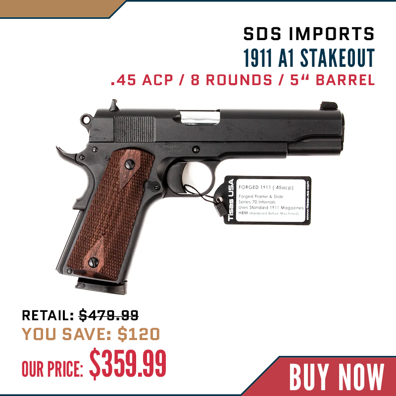SDS IMPORTS 1911 A1 STAKEOUT