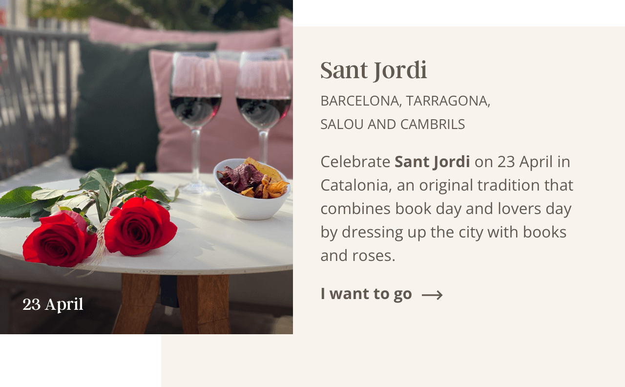 Sant Jordi: 23 April