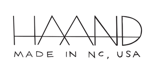 Haand logo, made in NC, USA