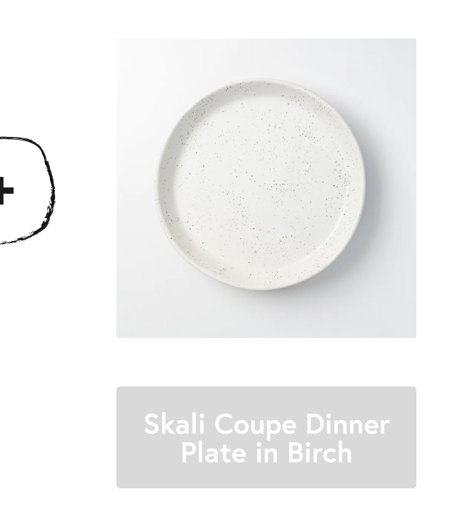 Shop Skali Coupe Dinner Plate in Birch