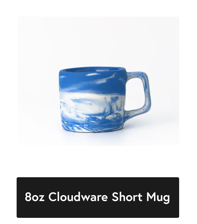 HAAND Shop Cloudware 8oz short mug