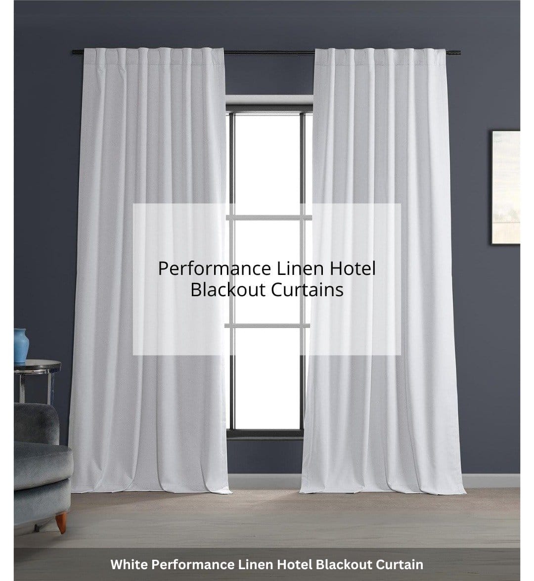 Performance Linen Hotel Blackout Curtains