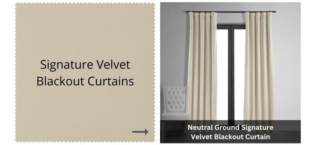 Signature Velvet Blackout Curtains