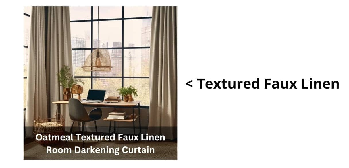 Textured Faux Linen