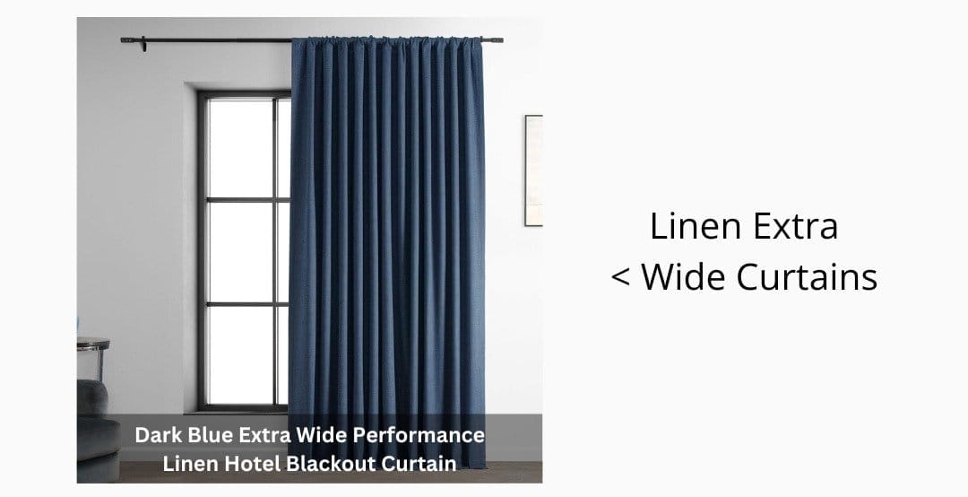 Linen Extra Wide Curtains