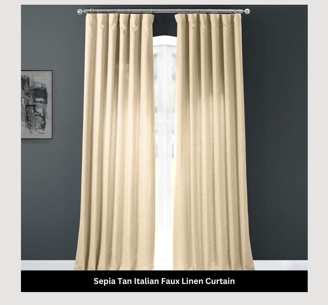 Italian Faux Linen Curtains