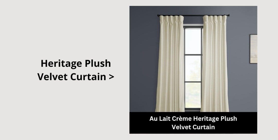 Heritage Plush Velvet Curtain