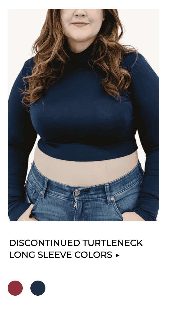 Discontinued Turtleneck Long Sleeve Colors