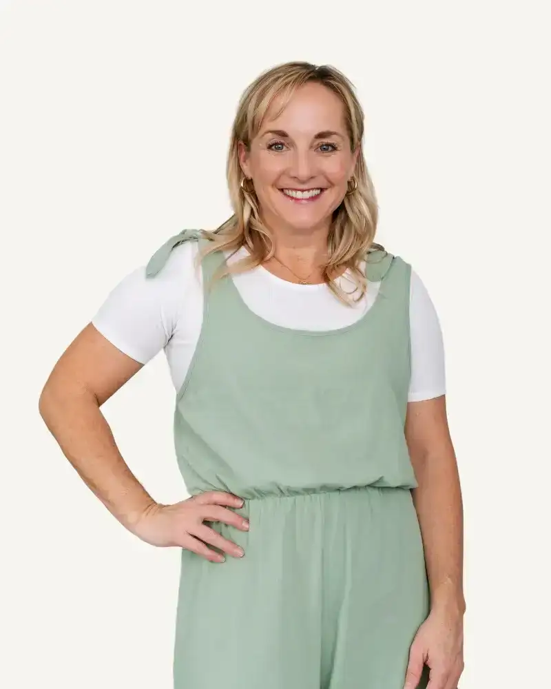Image of Tie Strap Cropped Linen Overall Jumper
