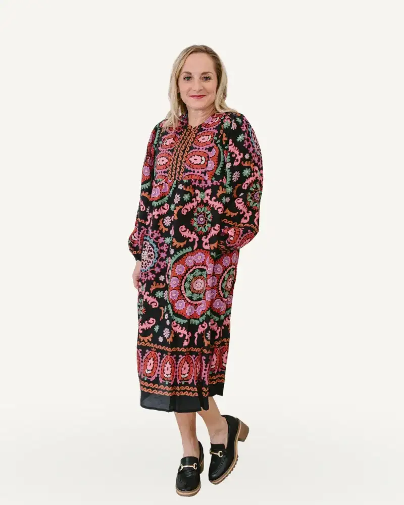 Image of Printed Shift Dress