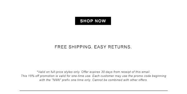 Free shipping, Easy Returns