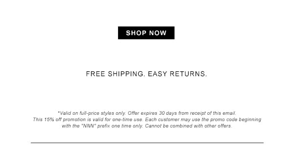 Free shipping, Easy Returns