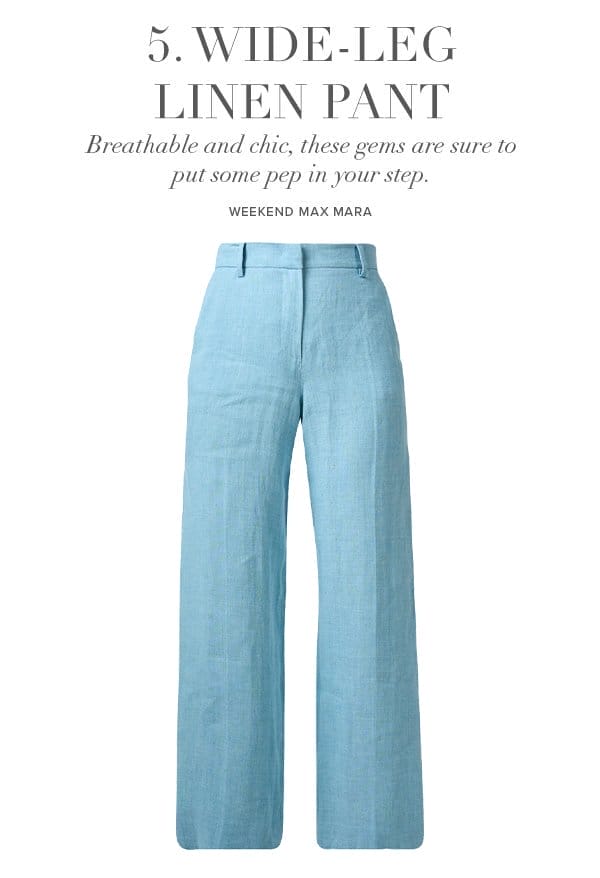 5. Wide-Leg Linen Pant