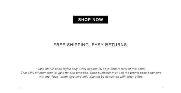 Free Shipping, Easy Returns