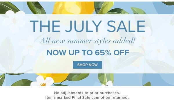 The July Sale